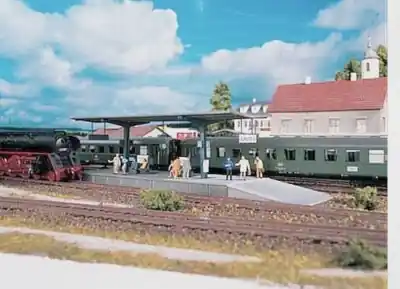 Scelto Dai Clienti PIKO 61821 banchina per stazione ferroviaria in scala 1:87