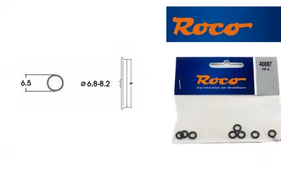 Offerta Del Giorno ricambi H0: ROCO 40067 anelli di aderenza 6,8-8,2 mm (conf. 10 pz)