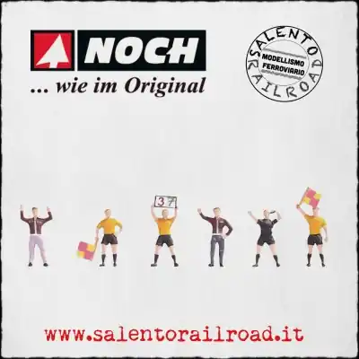 Occasione Imperdibile NOCH 15989 SET PERSONAGGI: Arbitri guardalinee e allenatori - 1/87