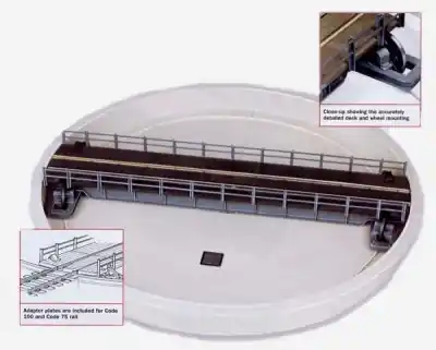 PECO LK-55 piattaforma ferroviaria girevole manuale per Binari codice 100 Promo Stagionale