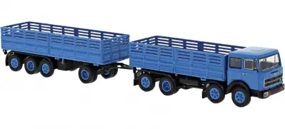 Saldi Brekina 58531 camion Fiat 691 Millepiedi con rimorchio colore BLU in scala 1:87