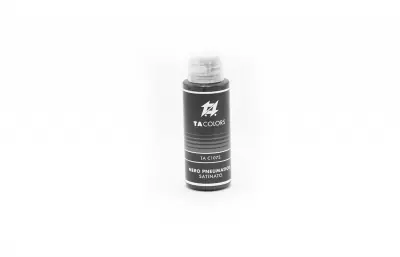 Ultimissimo Modello TA Colors TA-C107S colore acrilico per modellismo 30ml nero pneumatico satinato