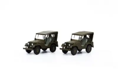 Arwico 85.005105 set di 2 Jeep Willys M38A1 in scala 1:87 H0 Esclusivo