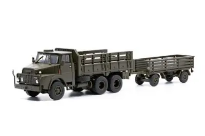 Direttamente Dal Produttore Arwico 85.005134 camion militare Henschel HS 3-14 HA 6x6 con rimorchio aperto in scala 1:87 H0