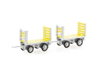 Arwico 85.008702 set di due carrelli portabagagli in scala 1:87 H0 Offerta Speciale
