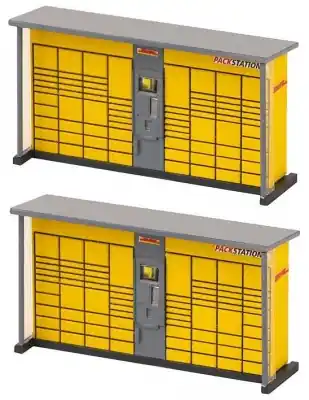 FALLER 180281 2 postazioni DHL per ritiro pacchi e spedizioni in scala 1:87 Miglior Prezzo