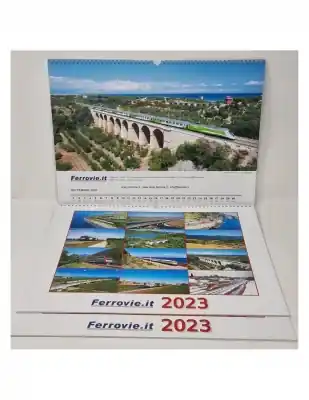 Offerta Limitata calendario 2023 Ferrovie.it da parete formato grande
