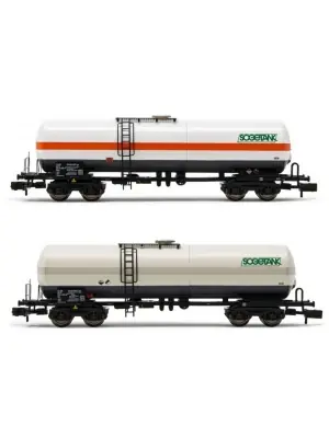 Arnold HN6539 set di 2 carri cisterna FS di tipo Zas "Sogetank" - scala N Scelto Dai Clienti