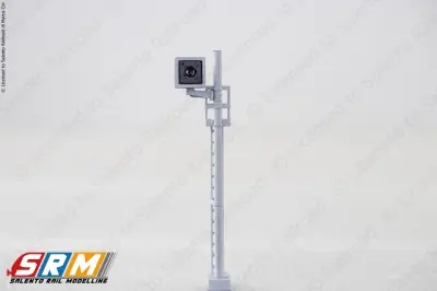 Bestseller SRM805b segnale luminoso ferroviario FS a vela quadra singola scala 1:87 H0