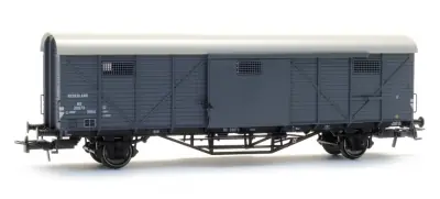 ARTITEC 20.310.02 carro merci chiuso NS ‘Hongaar‘ livrea grigio in scala 1:87 H0 Offerta Lampo