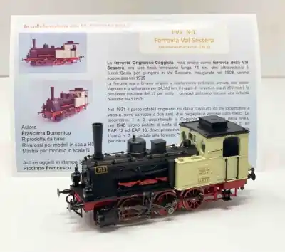 Locomotiva a vapore FVS Ferrovia Val Sessera N 3 Asti in scala 1:87 H0 Ordina Subito