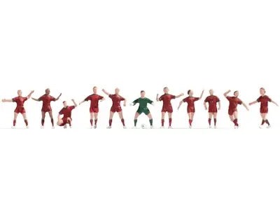Economico Noch 15981 personaggi: 11 giocatori della Nazionale di calcio Portoghese in scala 1:87 H0