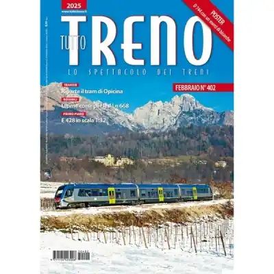 Professionale Rivista ferroviaria TUTTOTRENO numero 402 febbraio 2025