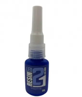 Quantità Limitata COLLE21 - Colla Resina BIANCA Led Uv - resina uv per modellismo e il fai da te