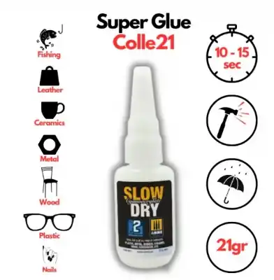 COLLE21 - Colla Cianoacrilica per modellismo Slow dry da 21 grammi Saldi