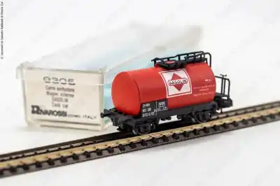 RIVAROSSI 9305 - N 1:160 - Carro merci DB cisterna "Gasolin" USATO Pagamento Sicuro