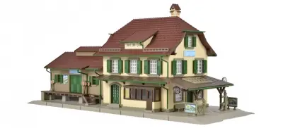 Vollmer 43515 - scala H0 1:87 - stazione ferroviaria di Därligen per plastici ferroviari Promozione