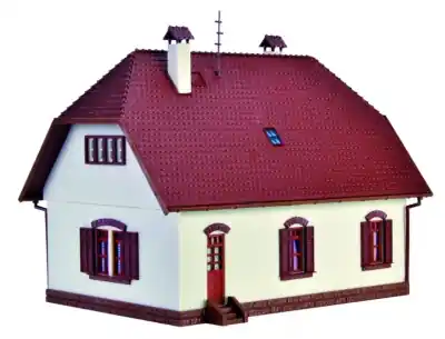 Vollmer 43657 - scala H0 1:87 - casa a due piani con tetto spiovente Di Tendenza