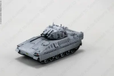 Ultimissimo Modello SRM_t12 - H0 1:87 - mezzo militare: blindato Dardo Esercito Italiano livrea Nazioni Unite