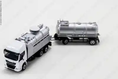 SRR-HER_SPR3 - 1:87 H0 - Camion IVECO allestito auto spurgo con rimorchio Esclusivo