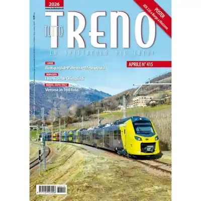 Rivista ferroviaria TUTTOTRENO numero 415 aprile 2026 Occasione