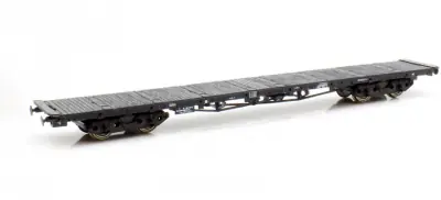 Vitrains 3338 H0 1:87 - carro merci pianale tipo Rgs delle SNCF di Epoca V livrea nera Di Tendenza