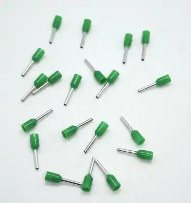 Terver05 - set di 20 pezzi terminale elettrico da 0,5 mm² verde per cavo modellismo ferroviario Offerta