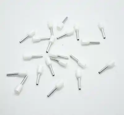 Terbia75 - set di 20 pezzi terminale elettrico da 0,75 mm² bianco per cavo modellismo ferroviario Prezzo Basso