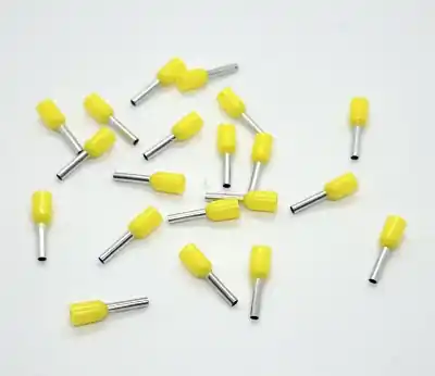 Tergia10 - set di 20 pezzi terminale elettrico da 1 mm² giallo per cavo modellismo ferroviario Miglior Prezzo