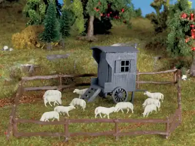 Vollmer 43742 - scala H0 1:87 - carretto a due ruote per foraggio bestiame Scelto Dai Clienti