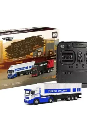 MICRO MOTRICE CON RIMORCHIO RC 1/76 RTR 2,4GHZ Spedizione Espresso