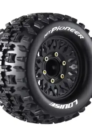 GOMME INCOLLATE OFFROAD PIONEER MONSTER 1/10 HEX 12-14-17MM Soddisfatti O Rimborsati