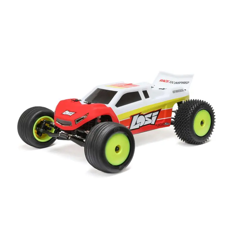 1/18 Mini-T 2.0 V2 2WD Stadium Truck Brushless RTR, Red Solo Oggi