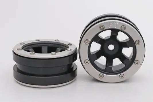 Beadlock Wheels PT-Claw Black/Silver 1.9 (2 pcs)? Prezzo Scontato