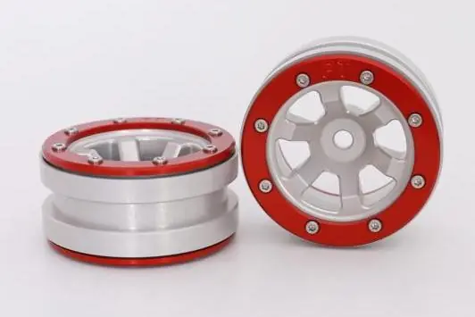 Popolare Beadlock Wheels PT-Claw Silver/Red 1.9 (2 pcs)?