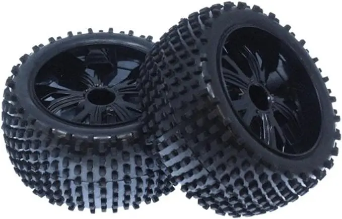 BSD BS 701-003T in scala 1/10 RC Buggy fuoristrada in gomma Copertone posteriore pneumatico x 2 inserti in schiuma Offerta