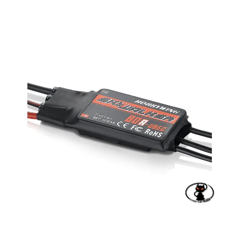 Skywalker 80A ESC per .70 Class 2-6s, 5A UBEC Spedizione Espresso