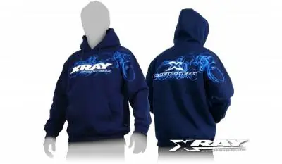 XRAY 395500S SWEATER HOODED – BLUE S Prezzo Conveniente