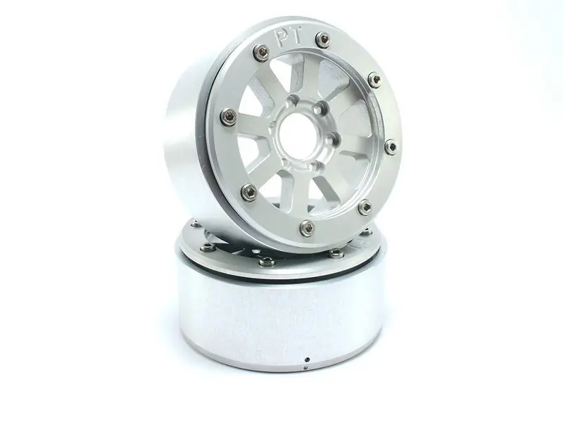 Beadlock Wheels HAMMER Silver/Silver 1.9 (2) w/o Hub Occasione
