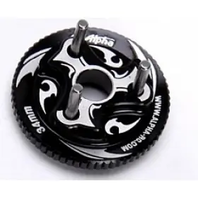 Super Prezzo Alpha Plus Alpha Flywheel 34mm (black)