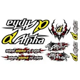 Alpha Plus Alpha Sticker-New Bestseller
