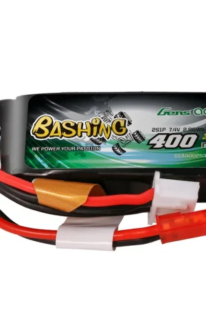 Gens ace 400mAh 7.4V 2S1P 35C Lipo Battery Pack with JST-RCY Plug-Bashing Series – 2 Celle Ordina Subito