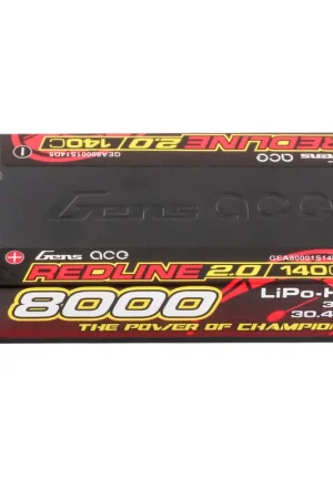 A Buon Prezzo Gens ace Redline 2.0 Series 8000mAh 1S2P 3.8V 140C HardCase HV Lipo Battery Pack with Hardcase 65 – 1 Celle