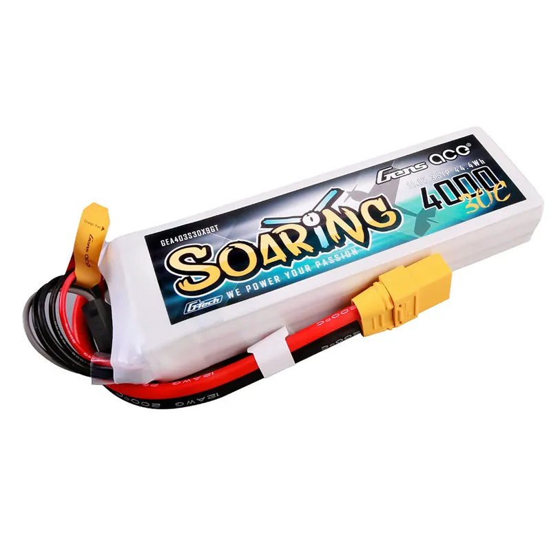 Esclusivo Gens ace Redline 2.0 Series 9600mAh 2S 7.6V 140C HardCase HV Lipo Battery Pack with Hardcase 58 – 2 Celle