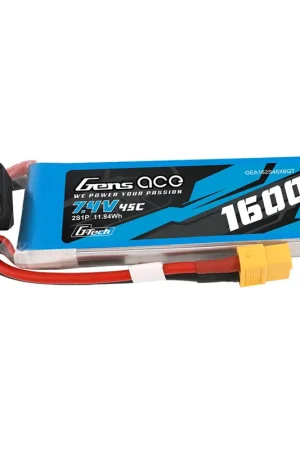 Affare Gens ace G-Tech 1600mAh 7.4V 45C 2S1P Lipo Battery Pack with XT60 Plug – 2 Celle