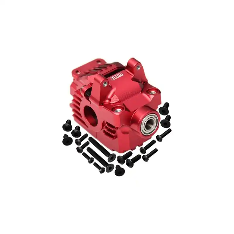 Scatola cambio anteriore in alluminio rossa per TRX Rustler/Slash/Hoss/XO-1 4×4 Ultimissimo Modello