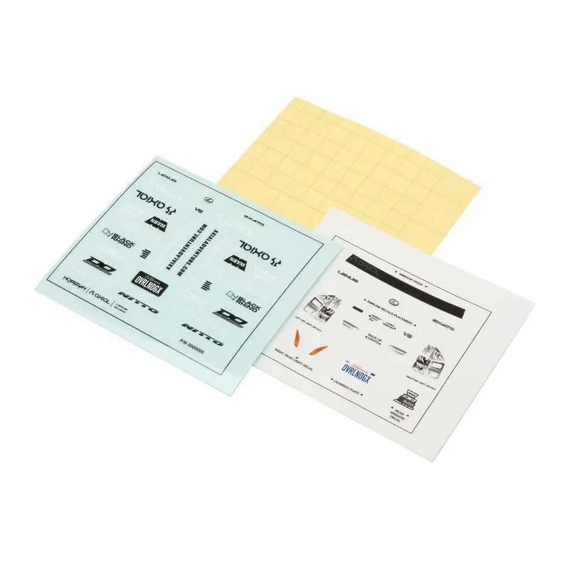 Più Venduto Decal Sheet SCX24 Lexus GX 470