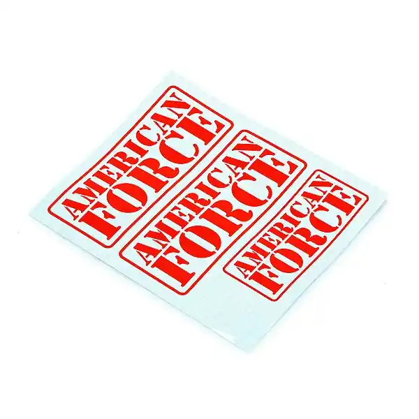 Novità CEN AMERICAN FORCE DECAL (RED) – (CEN-CD0963)