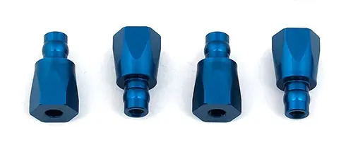 Team Associated RC8B3.1 Shock Bushings, blue aluminum Saldi