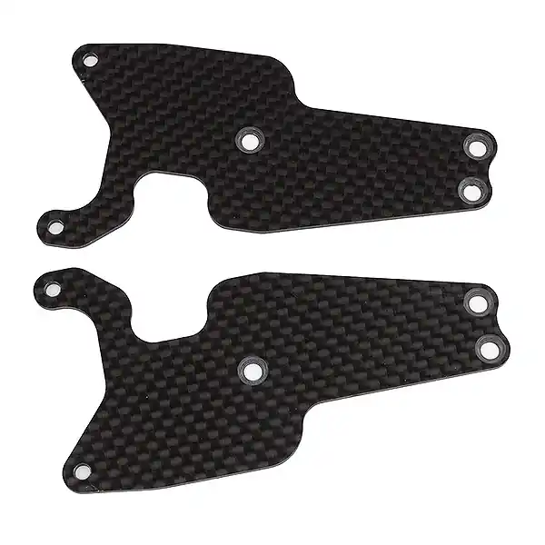 Team Associated RC8T3.2 FT Front Lower Suspension Arm Inserts, 1.2mm, carbon fiber Prezzo Scontato
